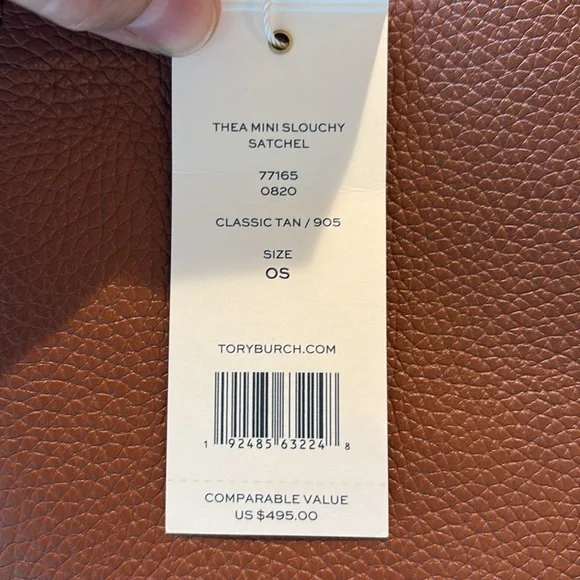 Tory Burch Leather Theo Satchel - Picture 8 of 8